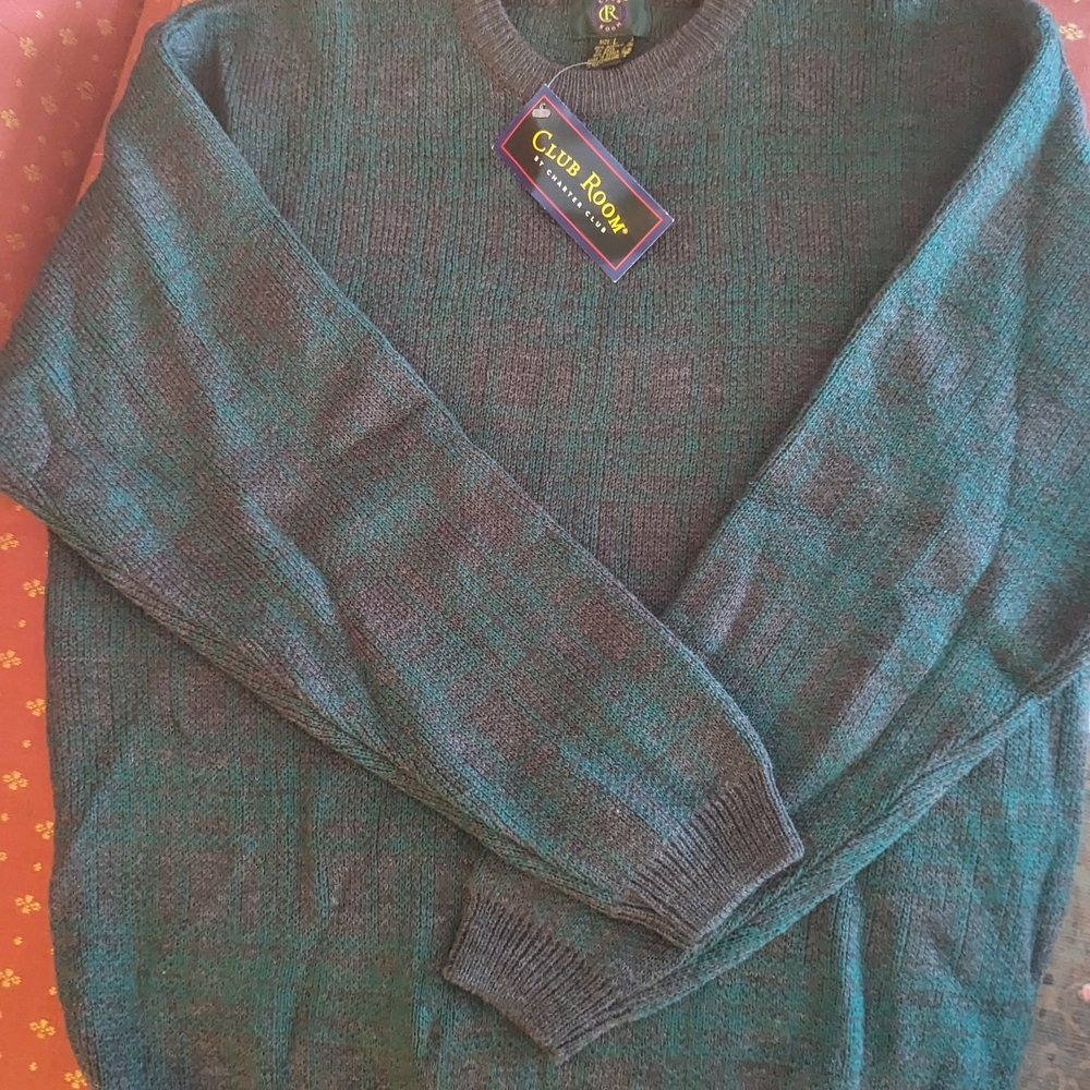 Club Room Men's Green Sweater